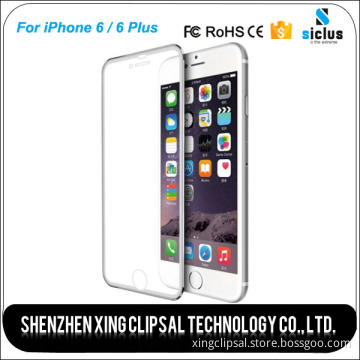 2.5D Full Cover Colorful Titanium Alloy frame Tempered Glass Screen Protector for Apple iPhone 6 / 6 plus
